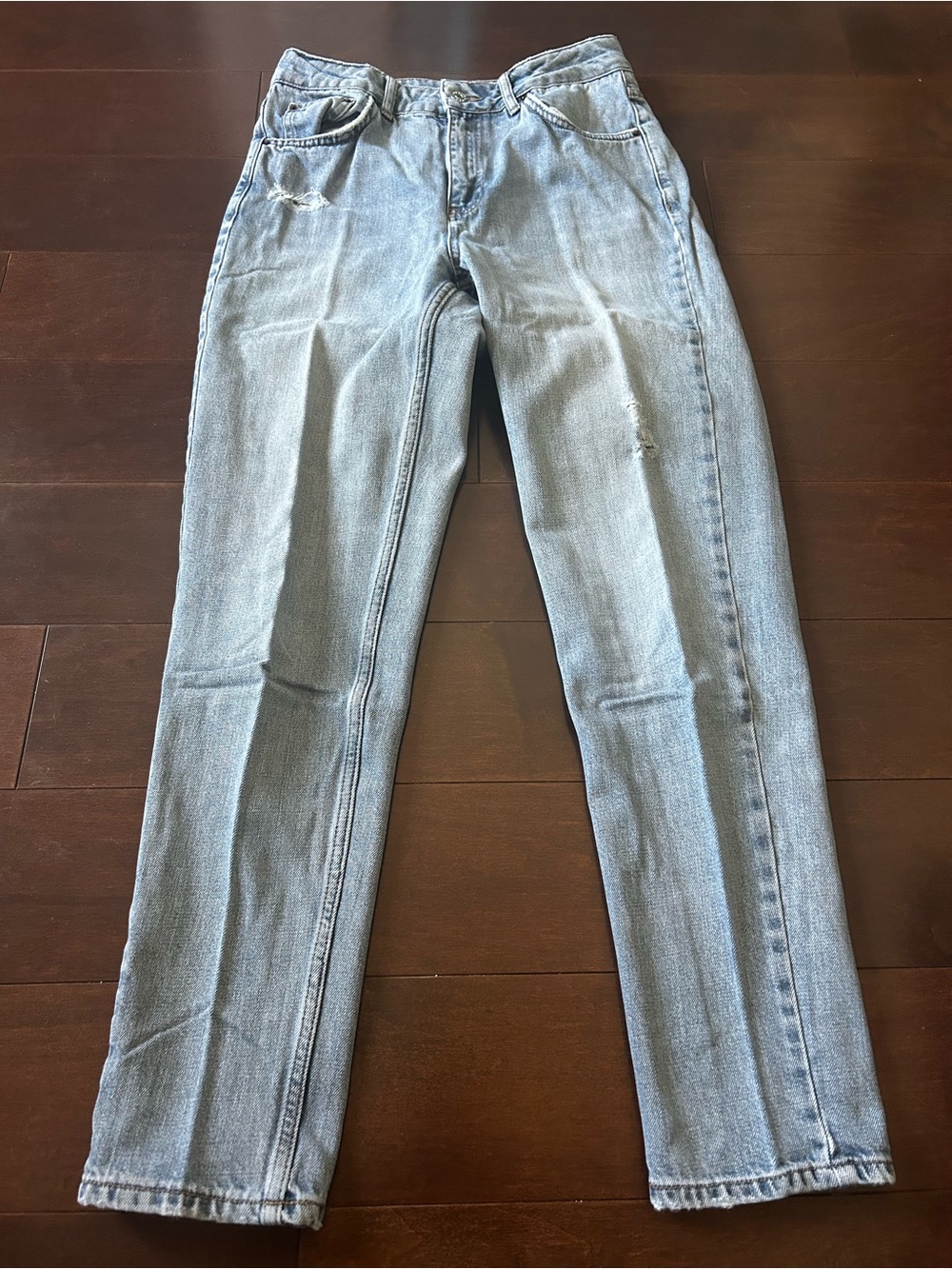 Topshop Light Blue Boyfriend Jeans